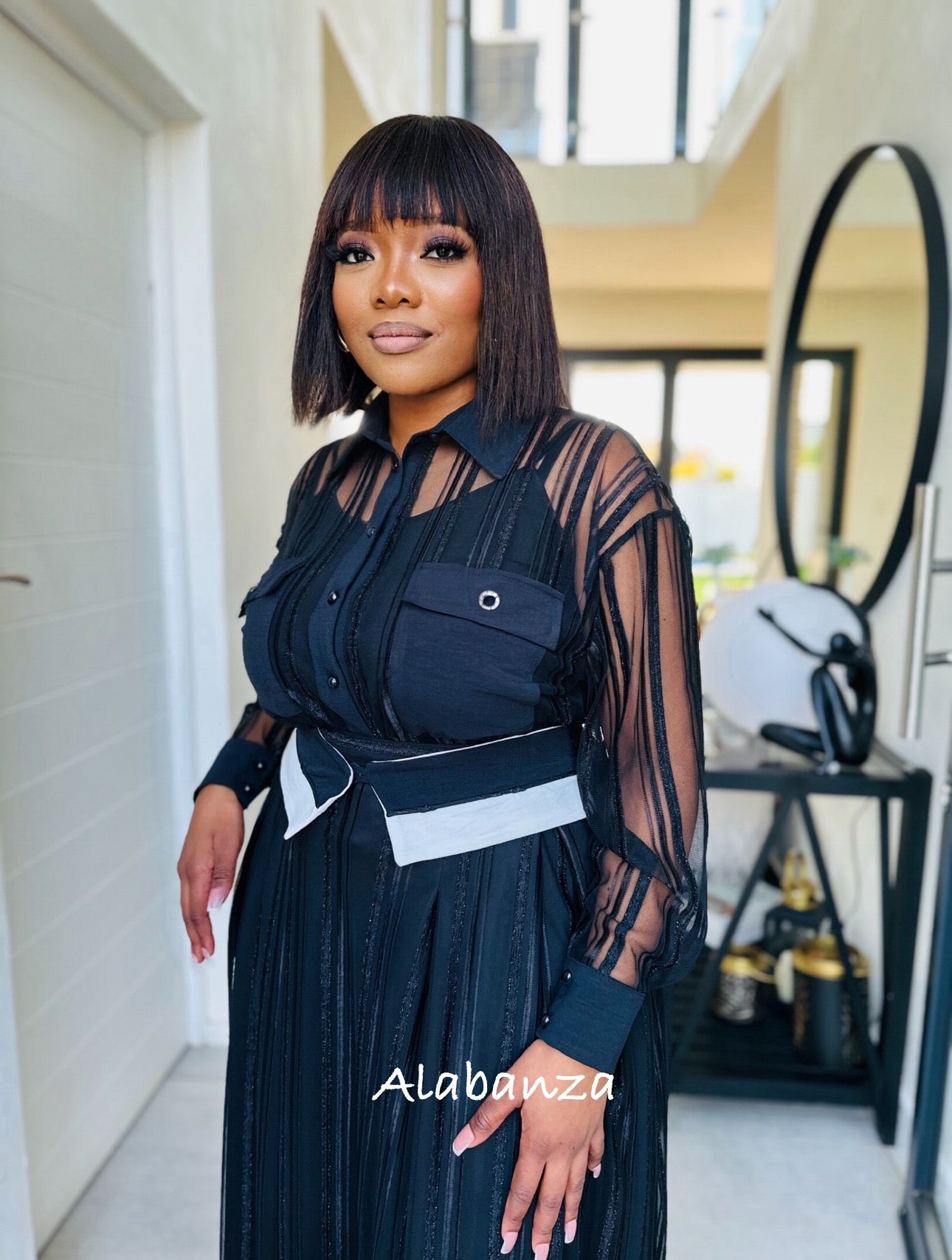 Amanee 3 Piece Black Set