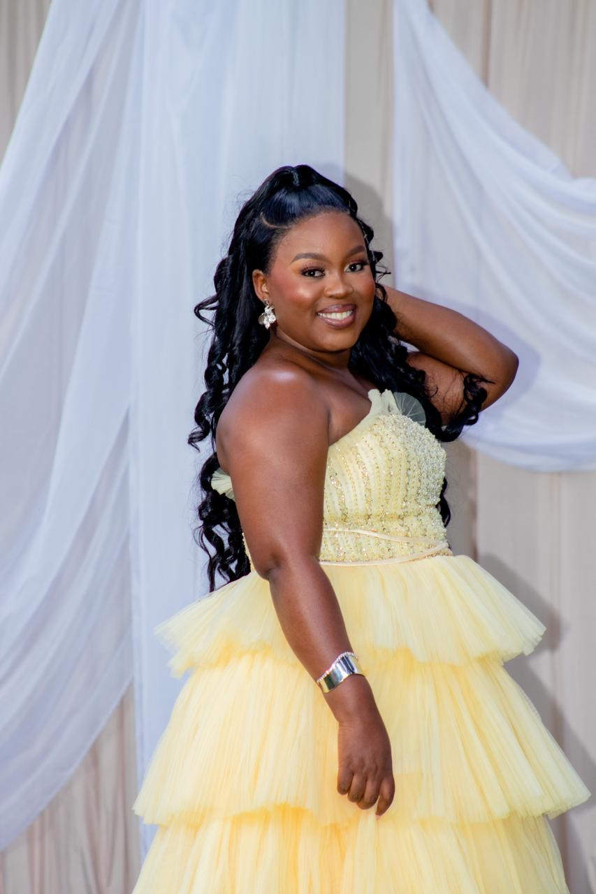 Aurora in Gold (Pre loved- Worn once for an event. Carefully maintained and in excellent condition, offering the same elegance at a special price. T&C's Apply: no return, refund, or exchange