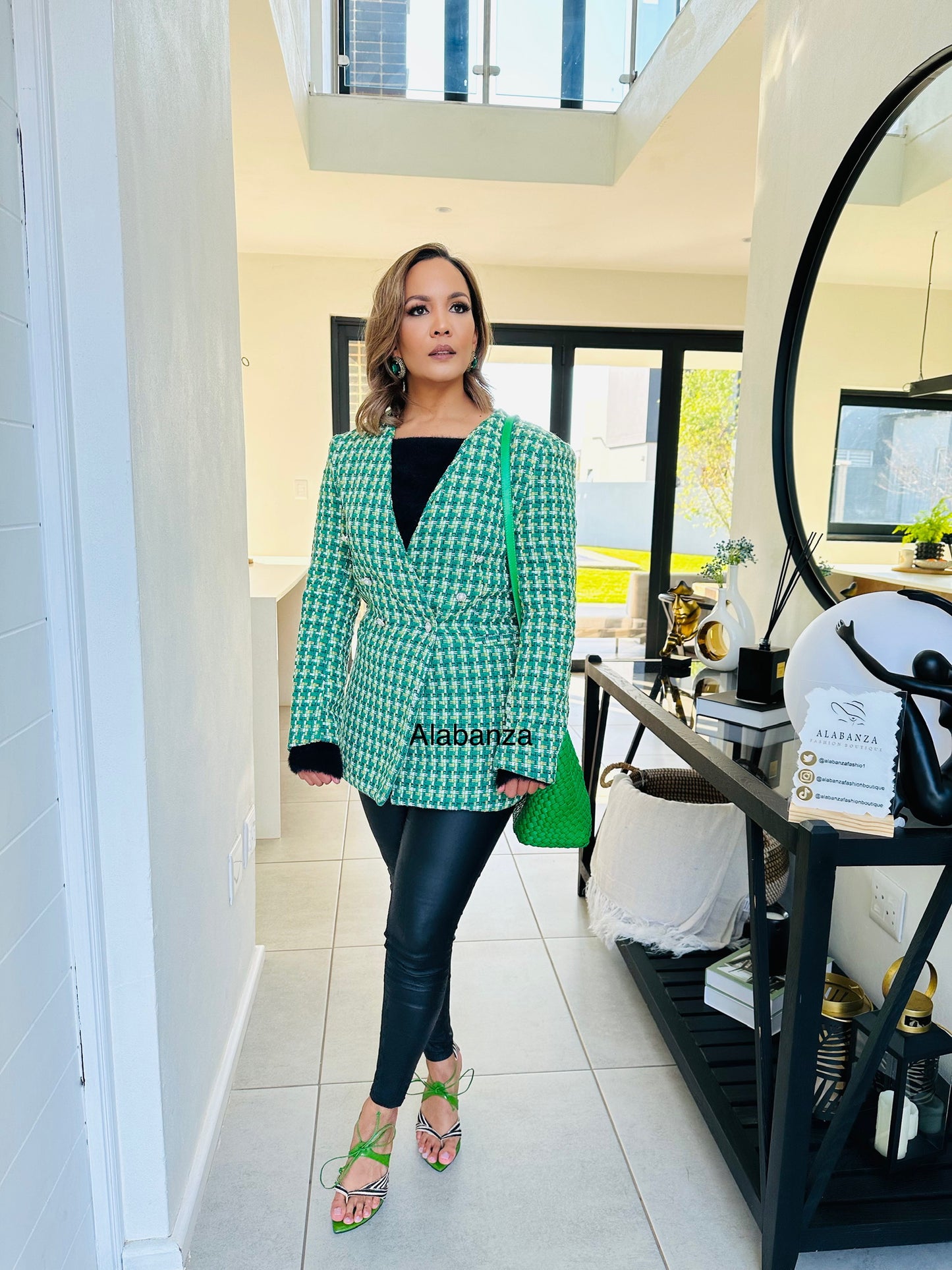 Green Tweed Jacket