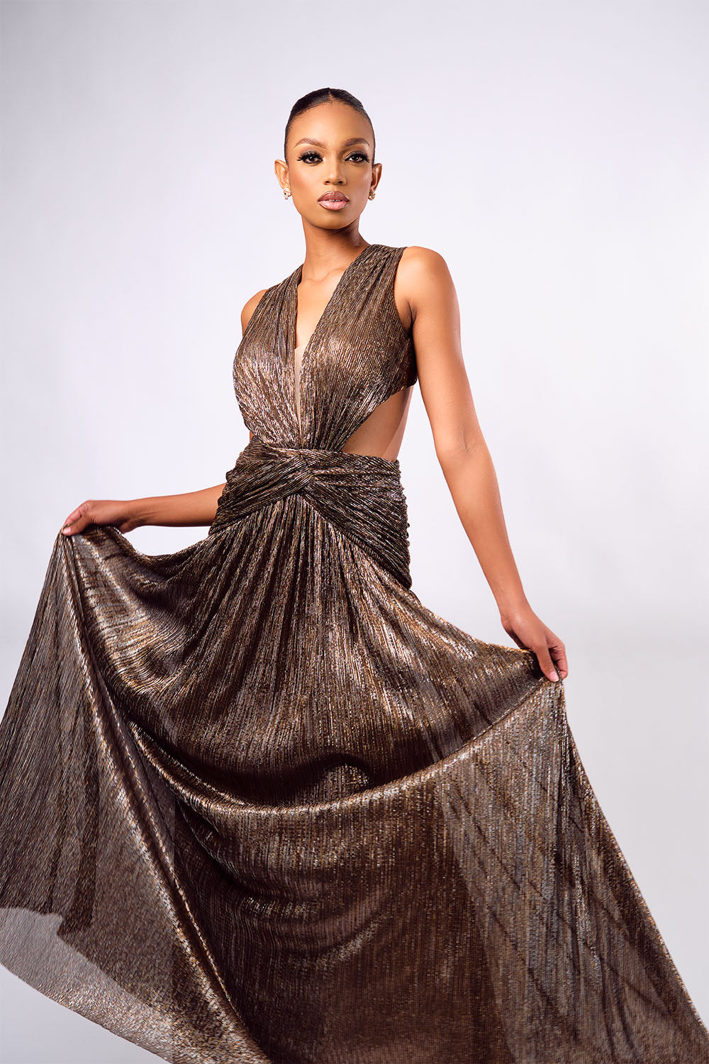 Scarlette Brown Dress Trio Deal R2000)