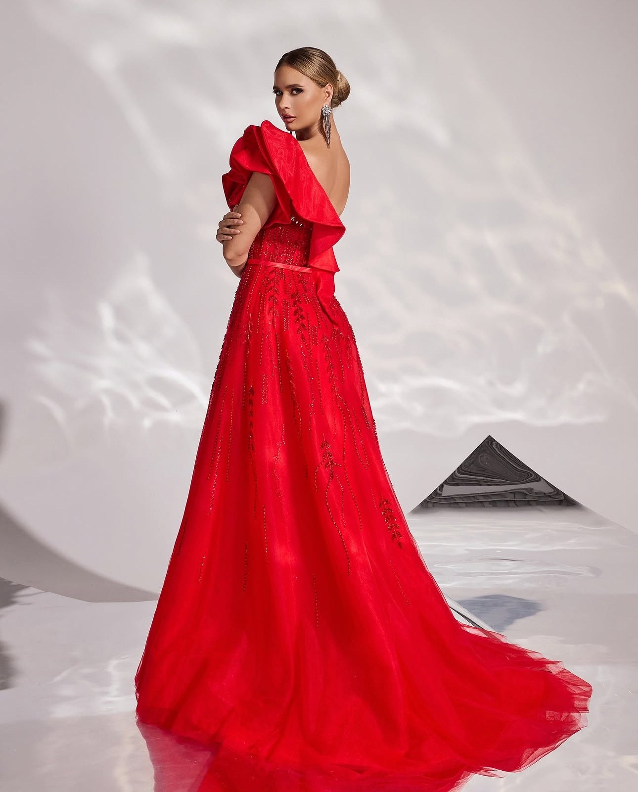 Crimson Red Dress