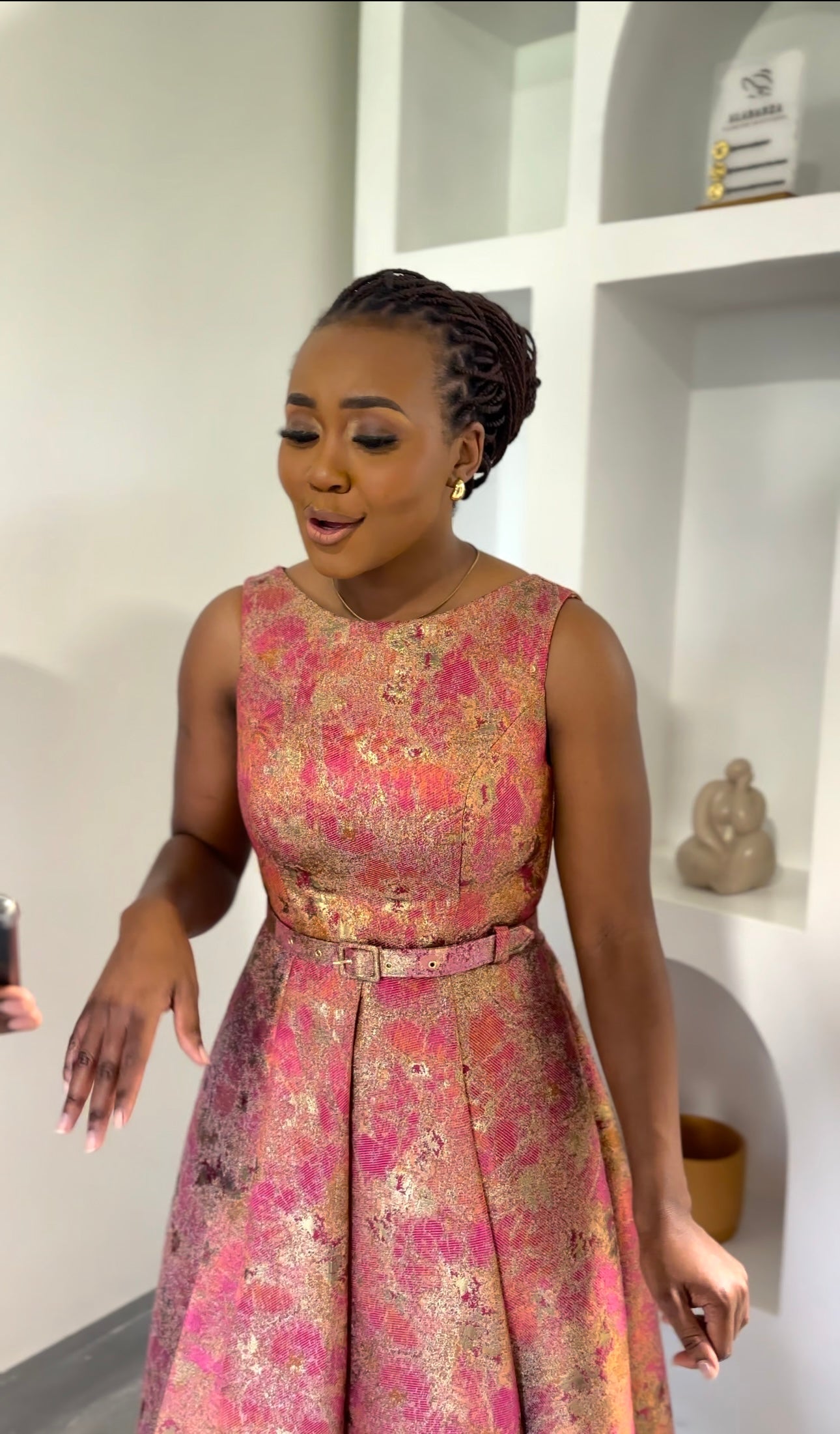 Rose Cerise Pink Dress