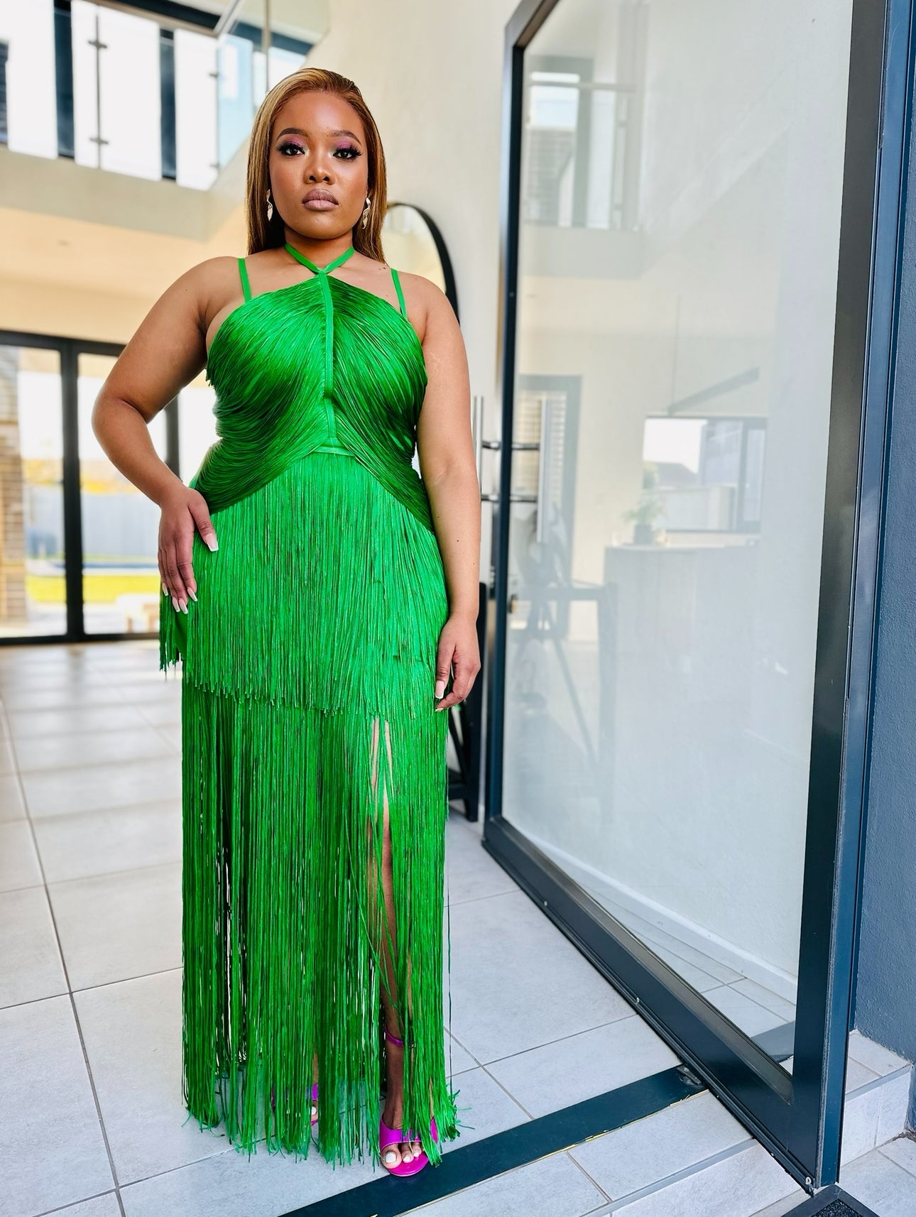 Minenhle green Dress (Trio Deal R2000)