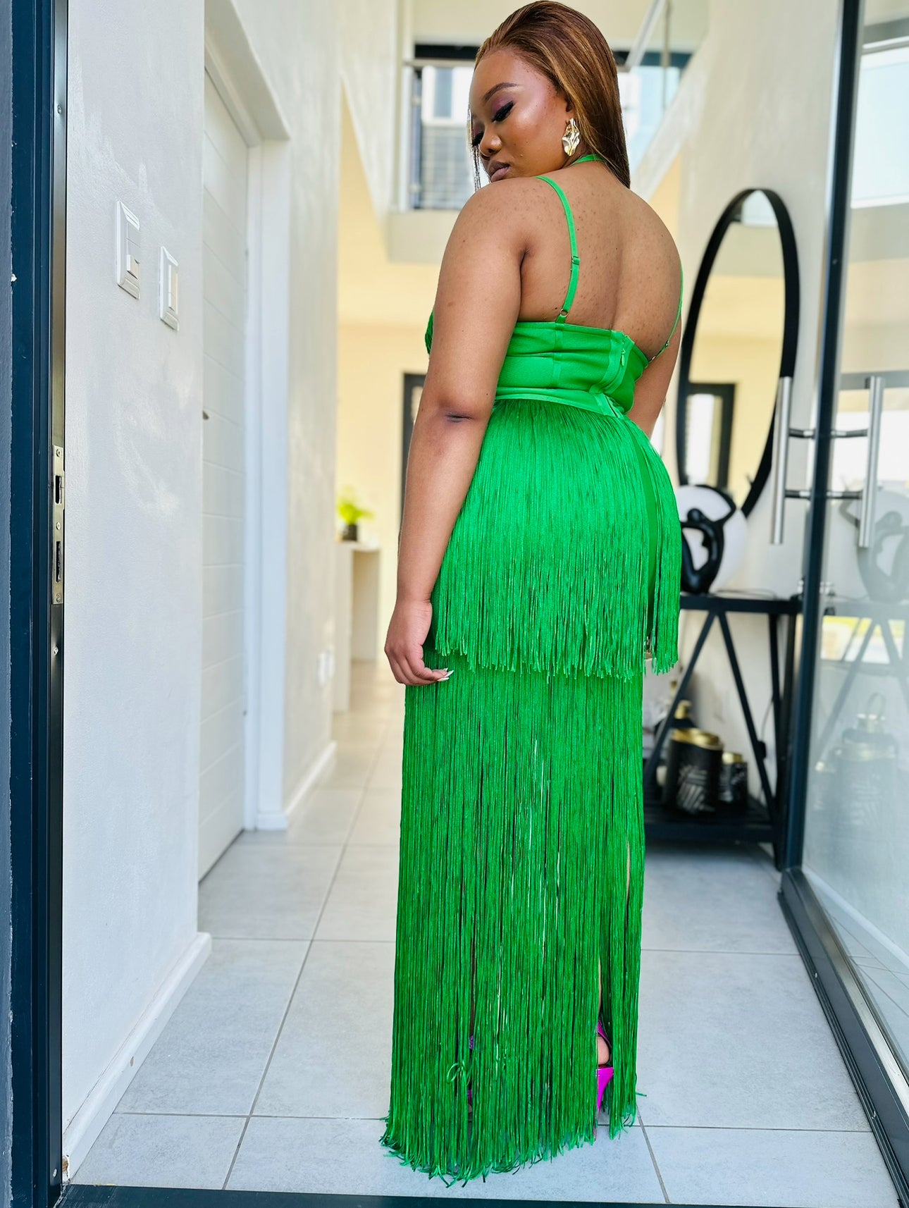 Minenhle green Dress (Trio Deal R2000)