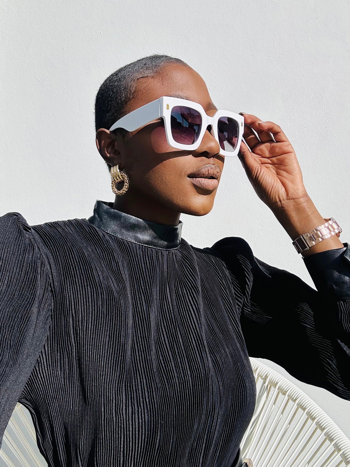 Celine White Sunglasses