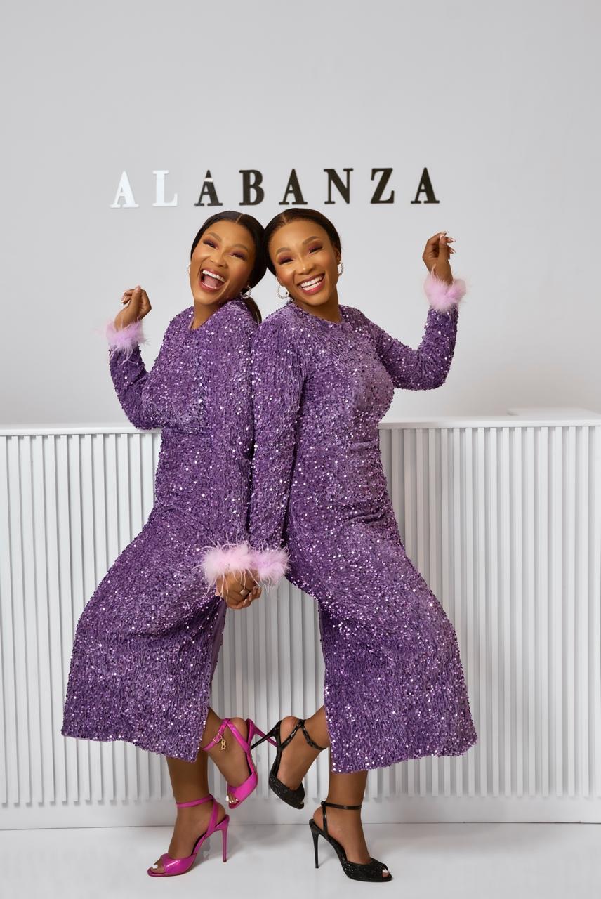 Brillantina Purple Sequin dress
