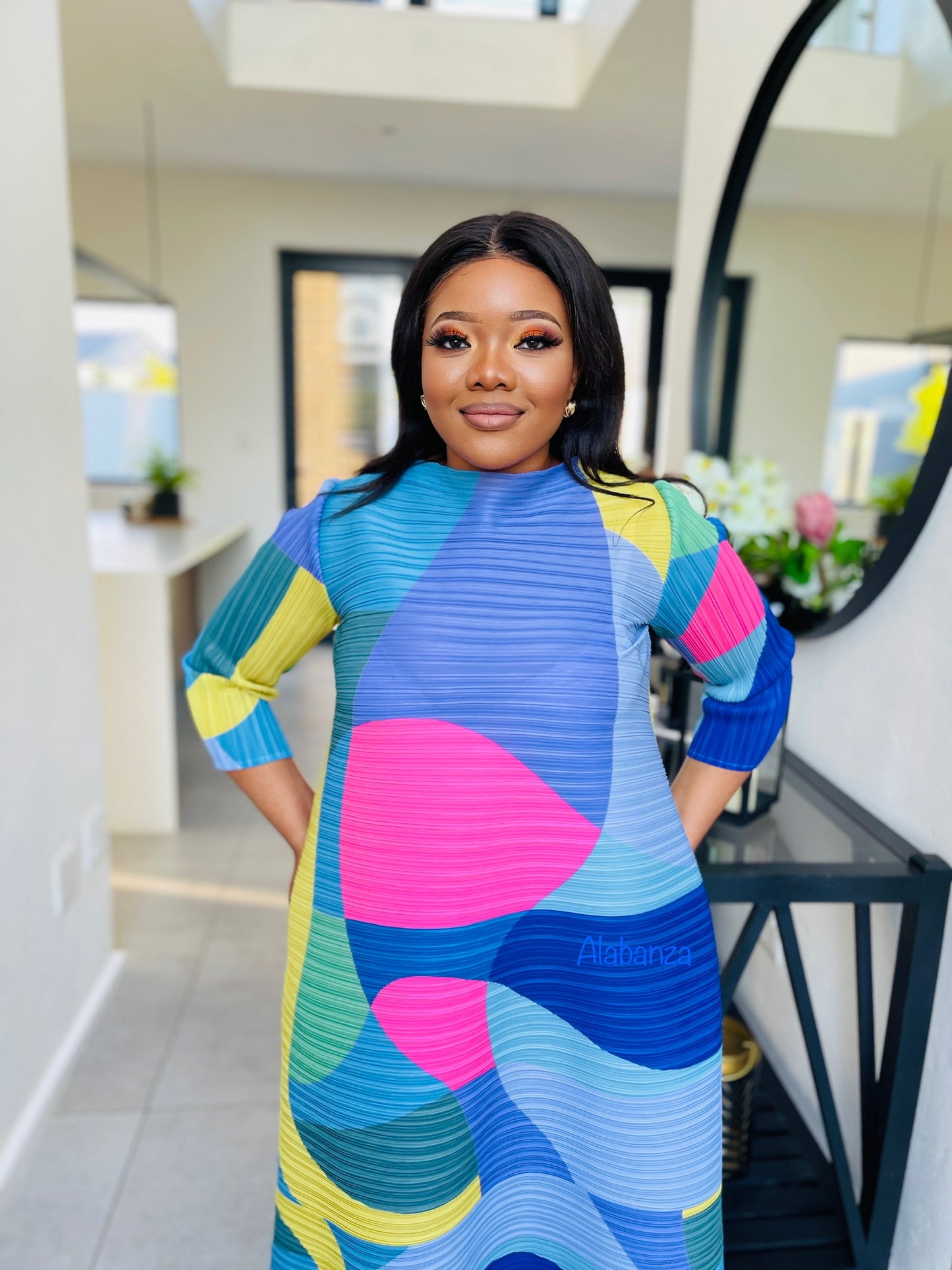 Amani Blue Pastel Bouncing Dress