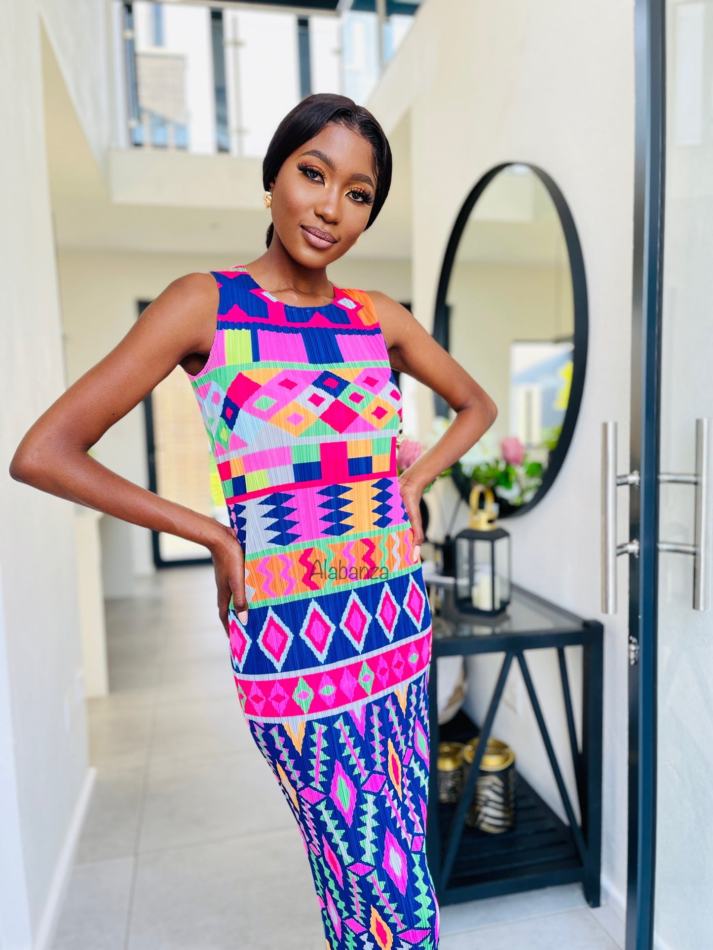Milani Pink Pleat Dress (Trio Deal R2000)