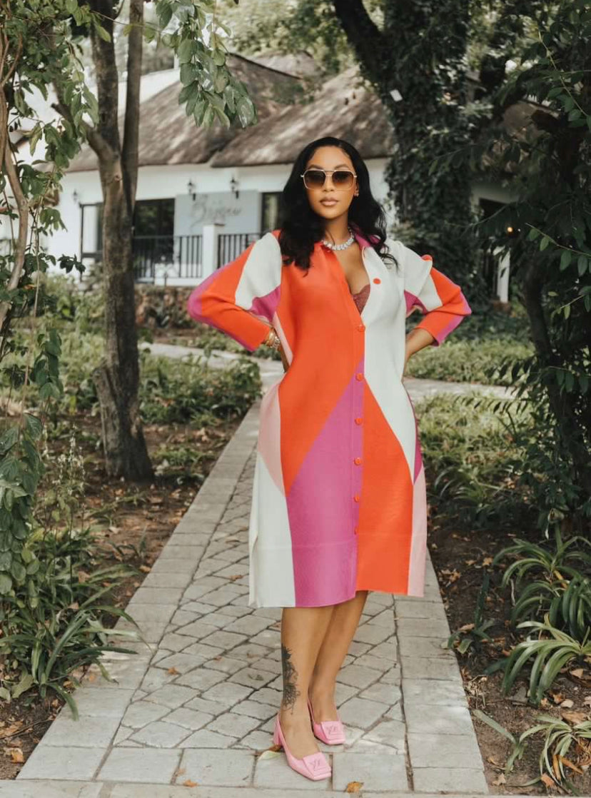 Amari Long Shirt Dress