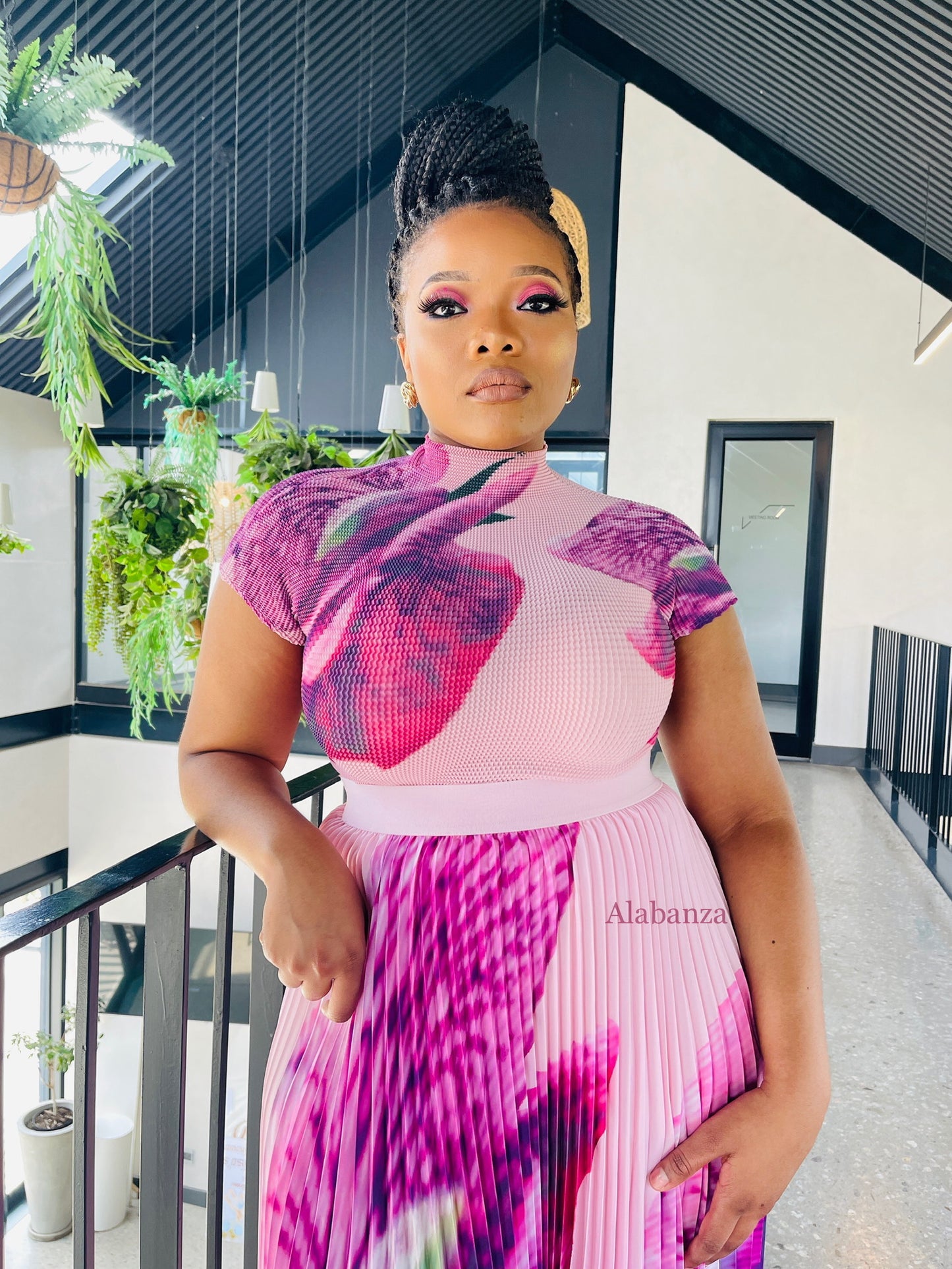 Zuri Pink Floral Set