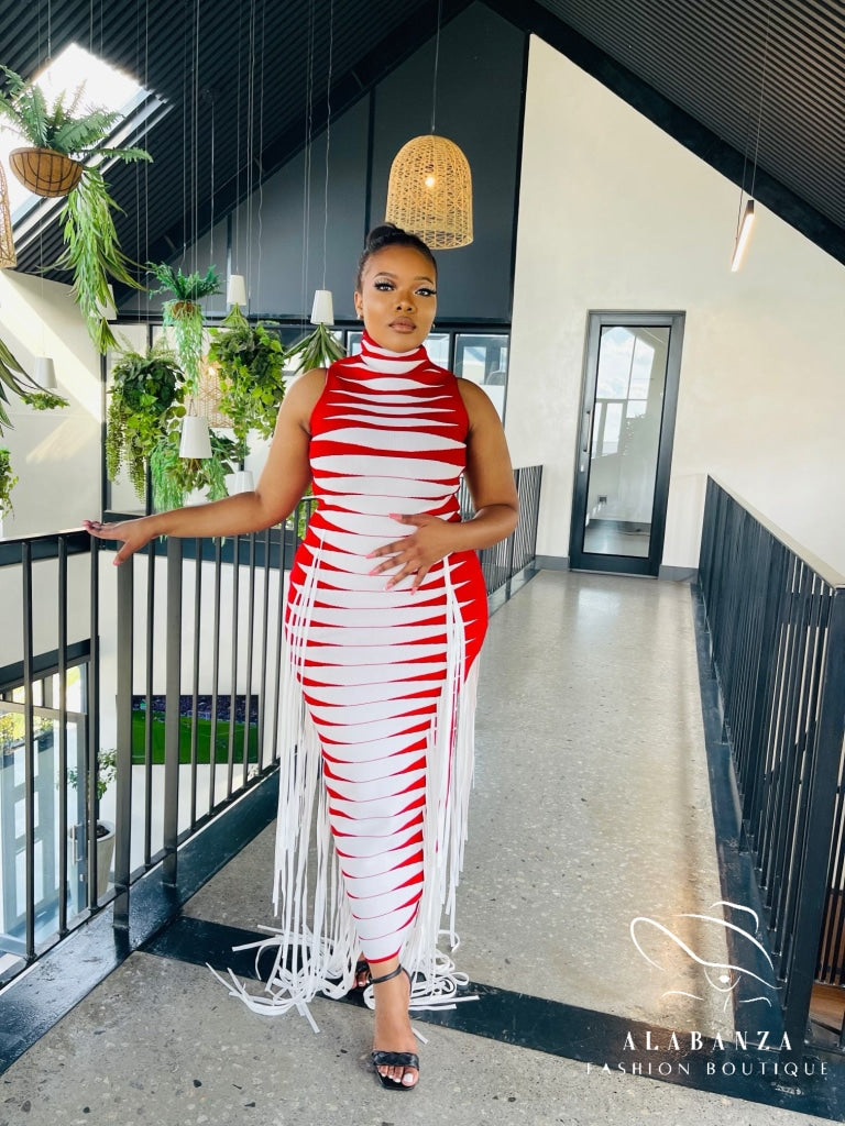 Fionah Red Dress