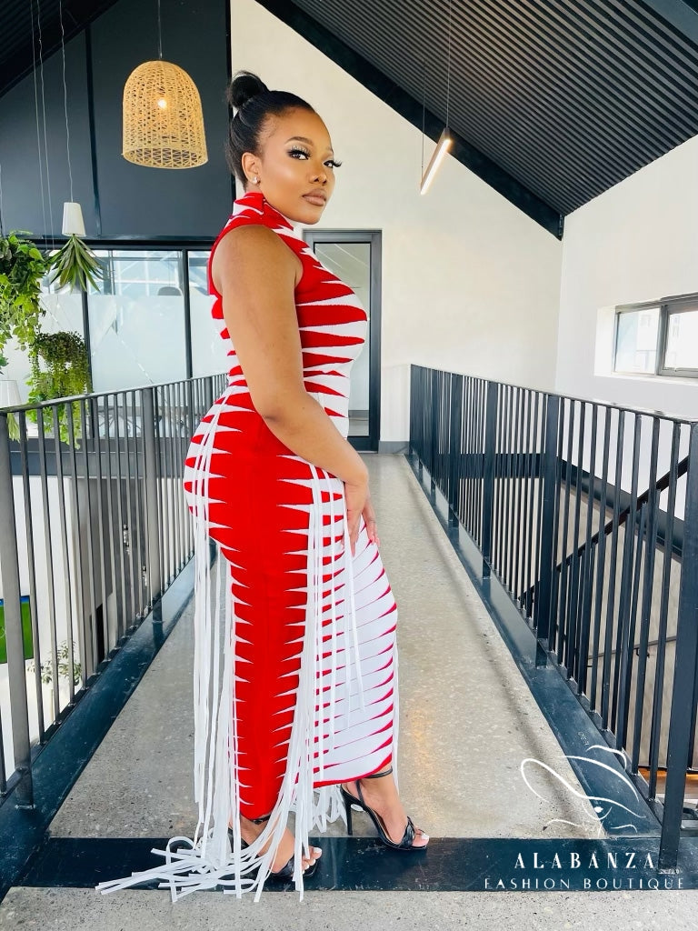 Fionah Red Dress