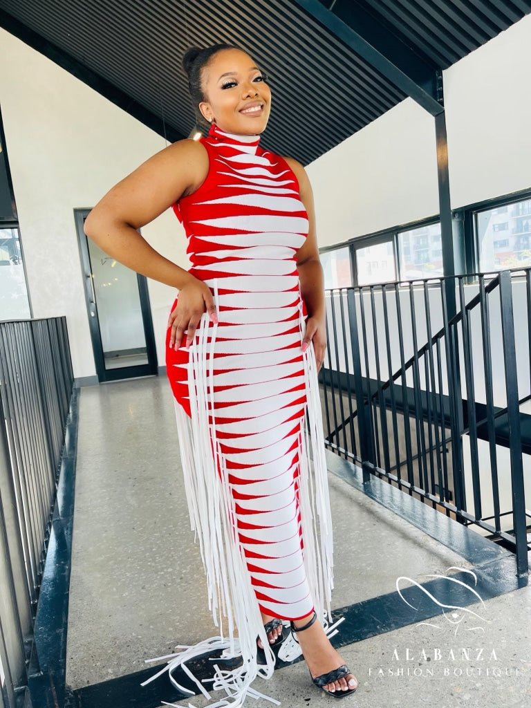Fionah Red Dress