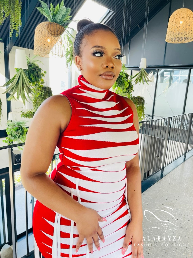 Fionah Red Dress