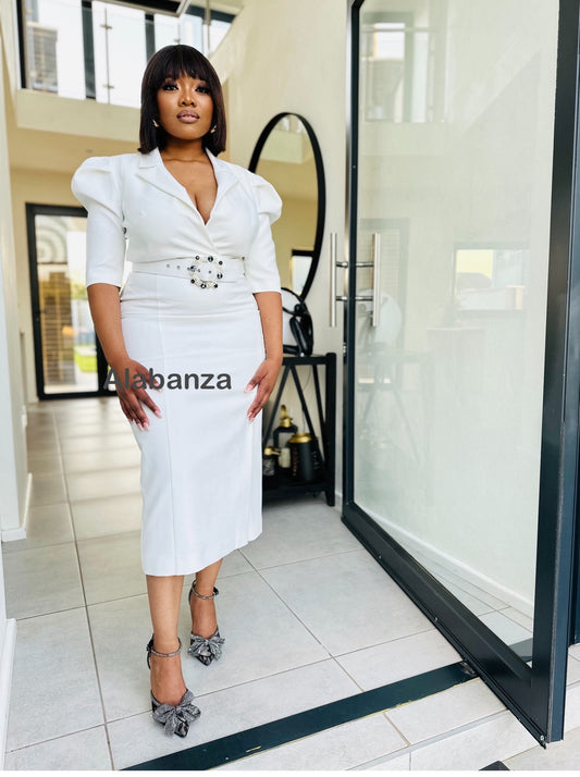 Adeline White Dress