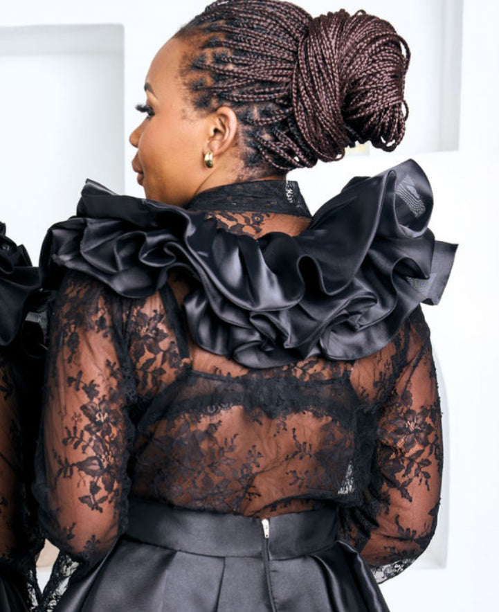 Victoria Black Set (Long Skirt)