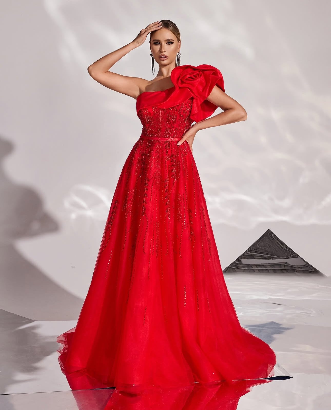 Crimson Red Dress