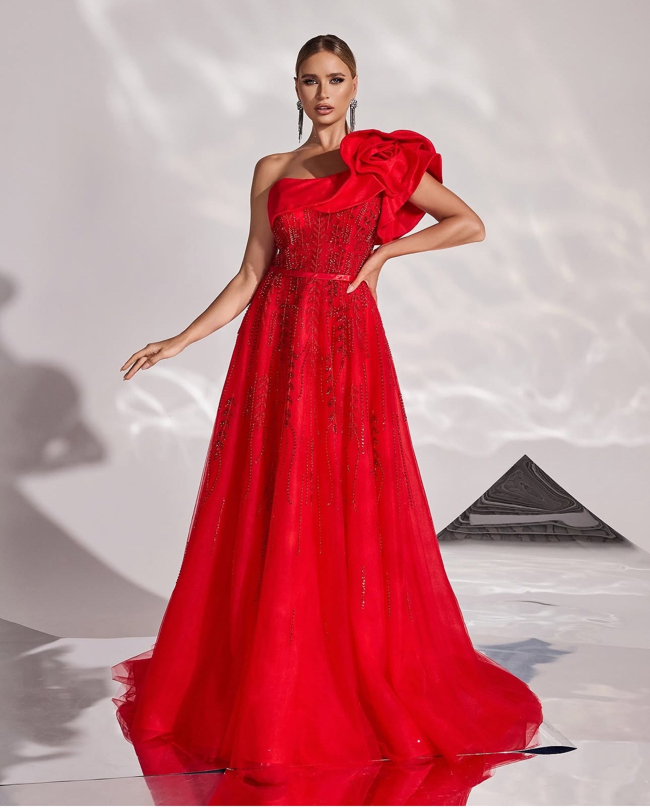 Crimson Red Dress