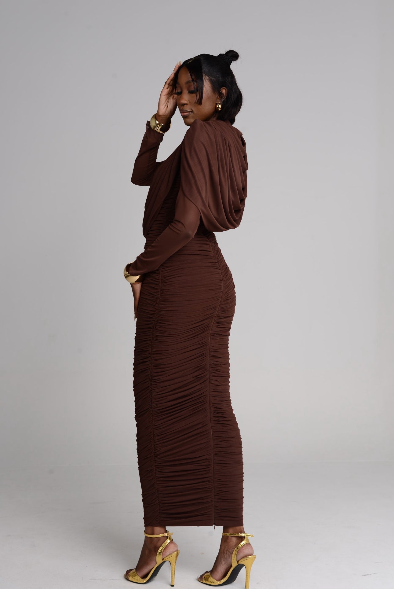 Theodora drape Dress