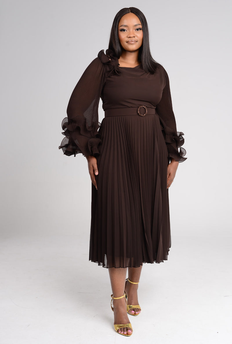 Brown Whisper Dress