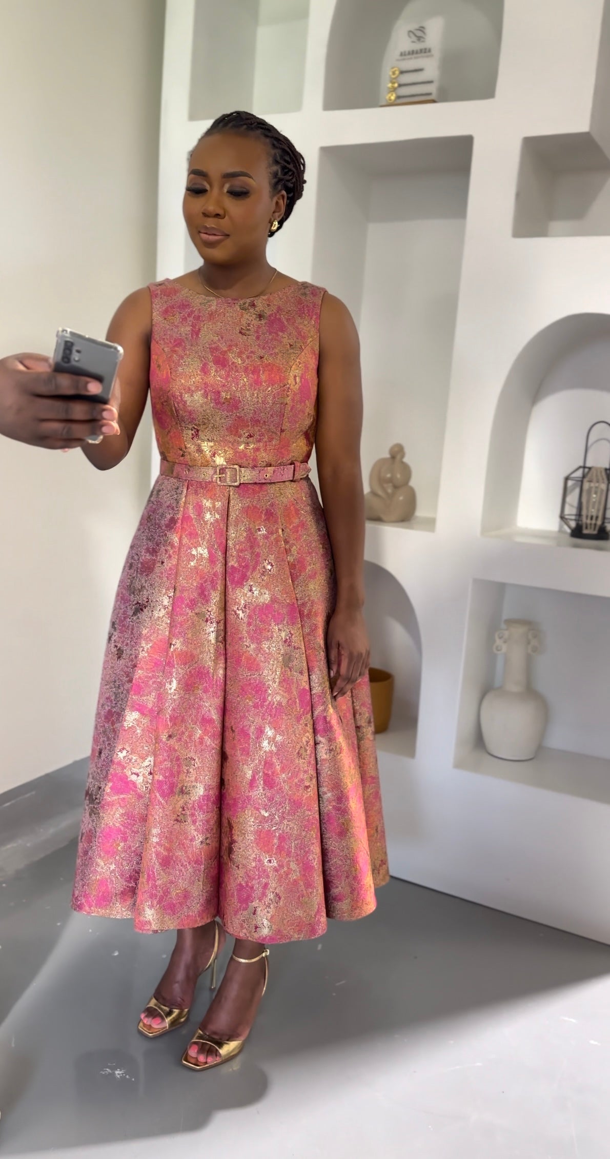 Rose Cerise Pink Dress
