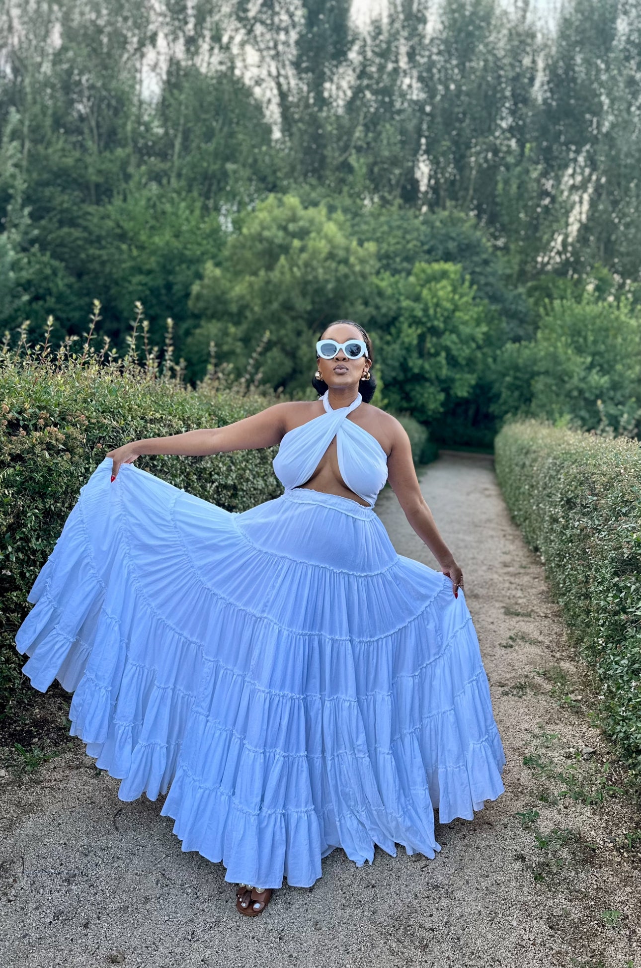 Amara white Dress