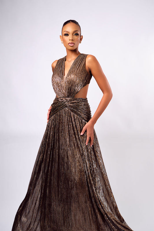Scarlette Brown Dress Trio Deal R2000)