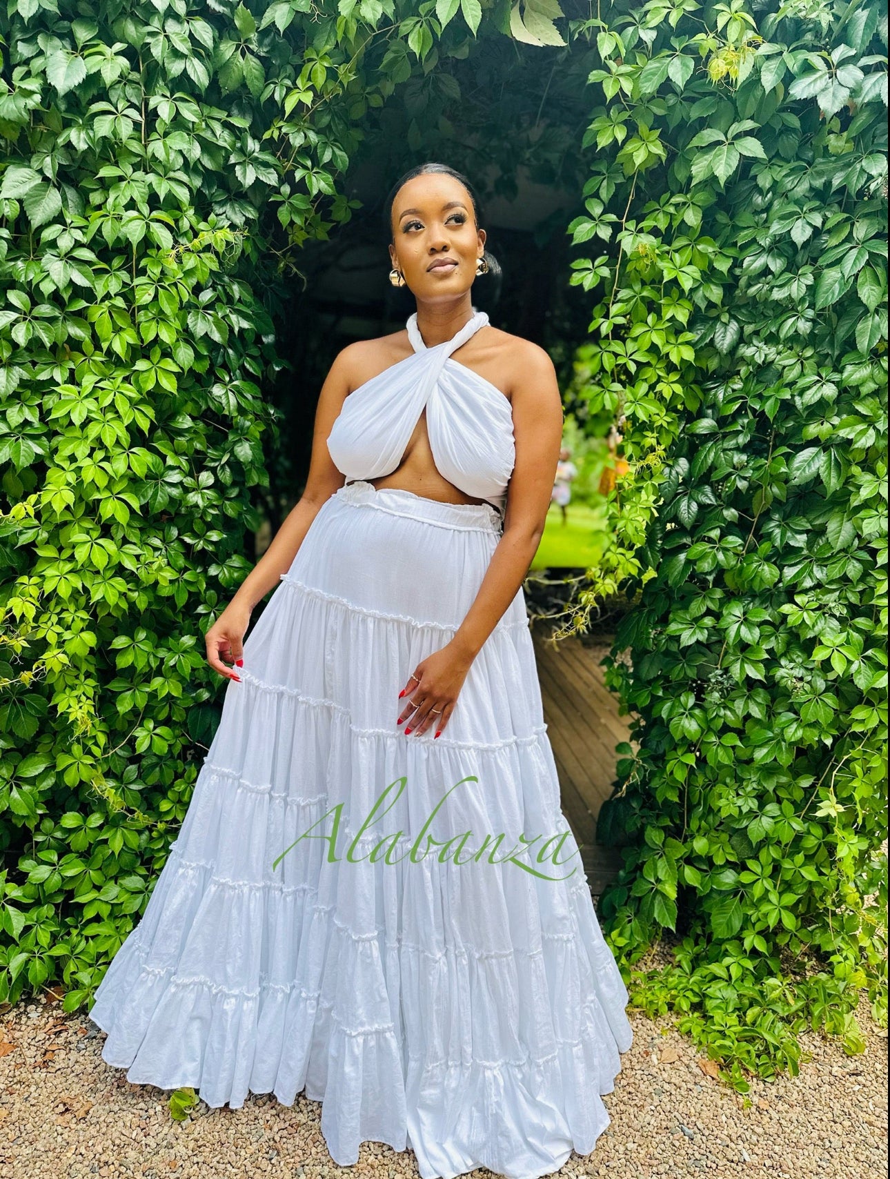Amara white Dress