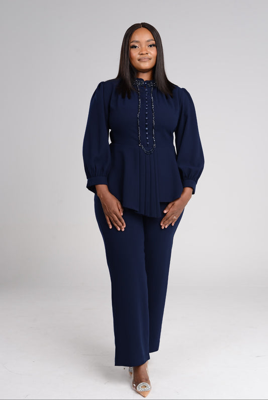 Alex Navy Blue Set