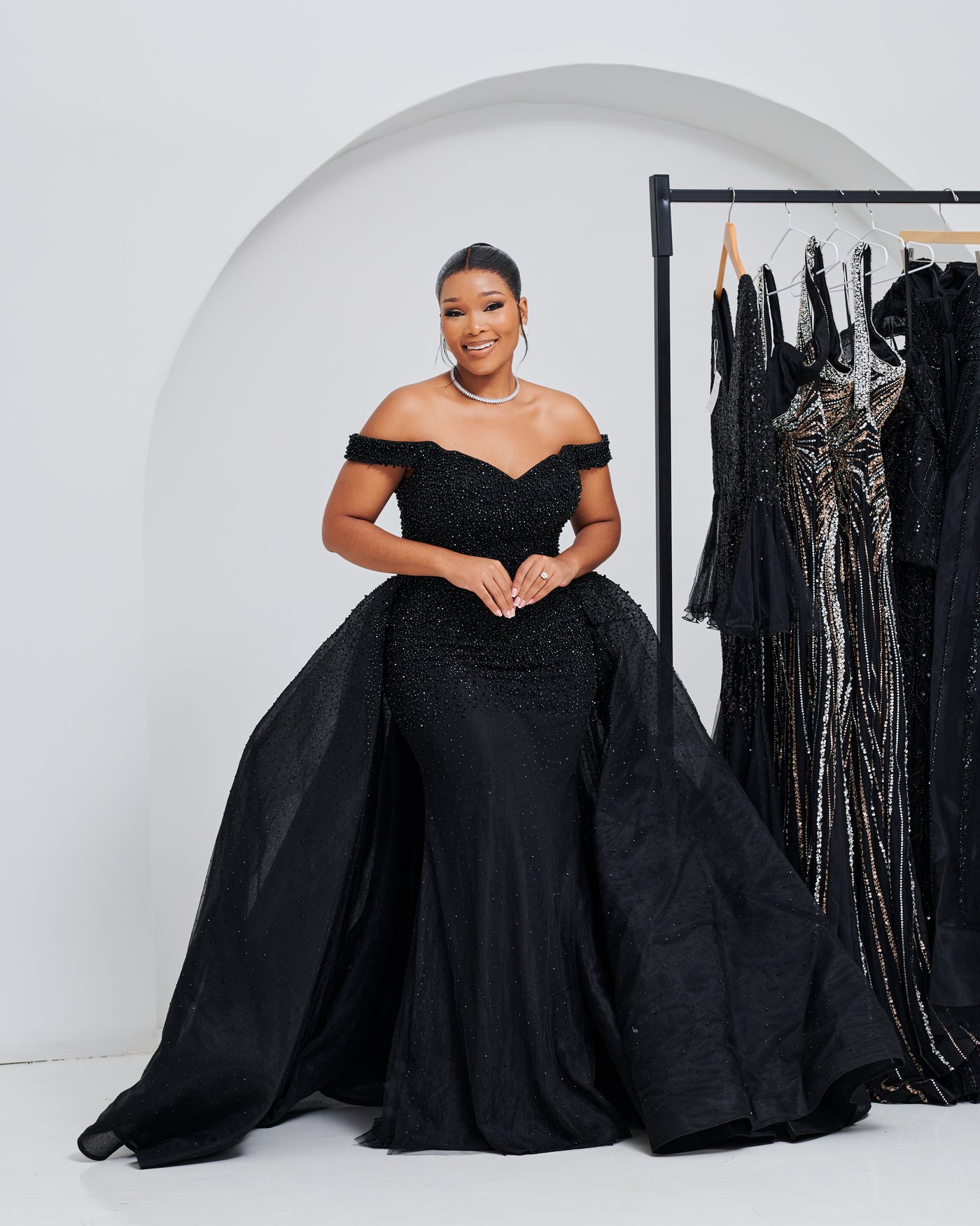 Black Ruby Dress (50 % is Refundable Deposit)