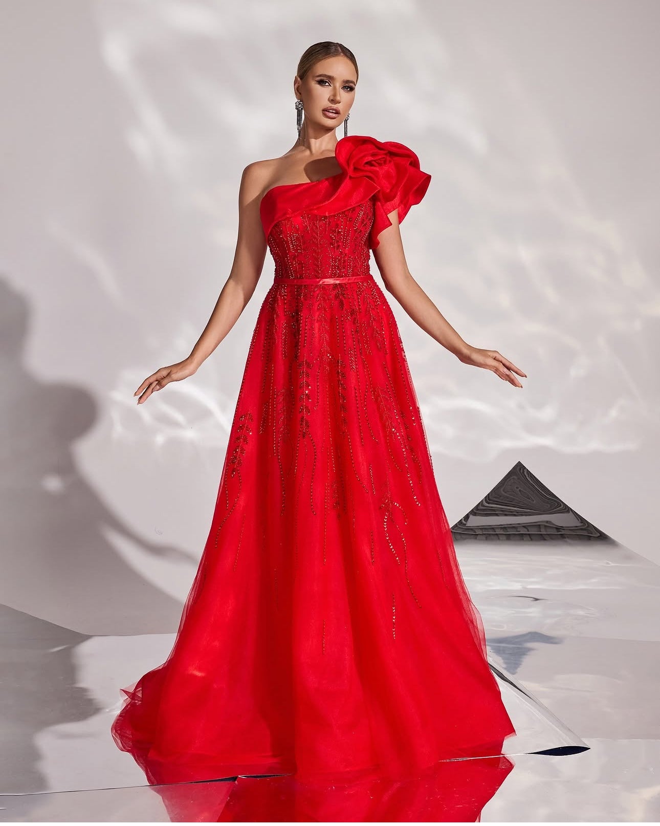 Crimson Red Dress