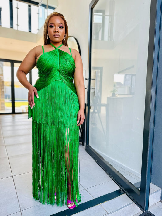 Minenhle green Dress (Trio Deal R2000)