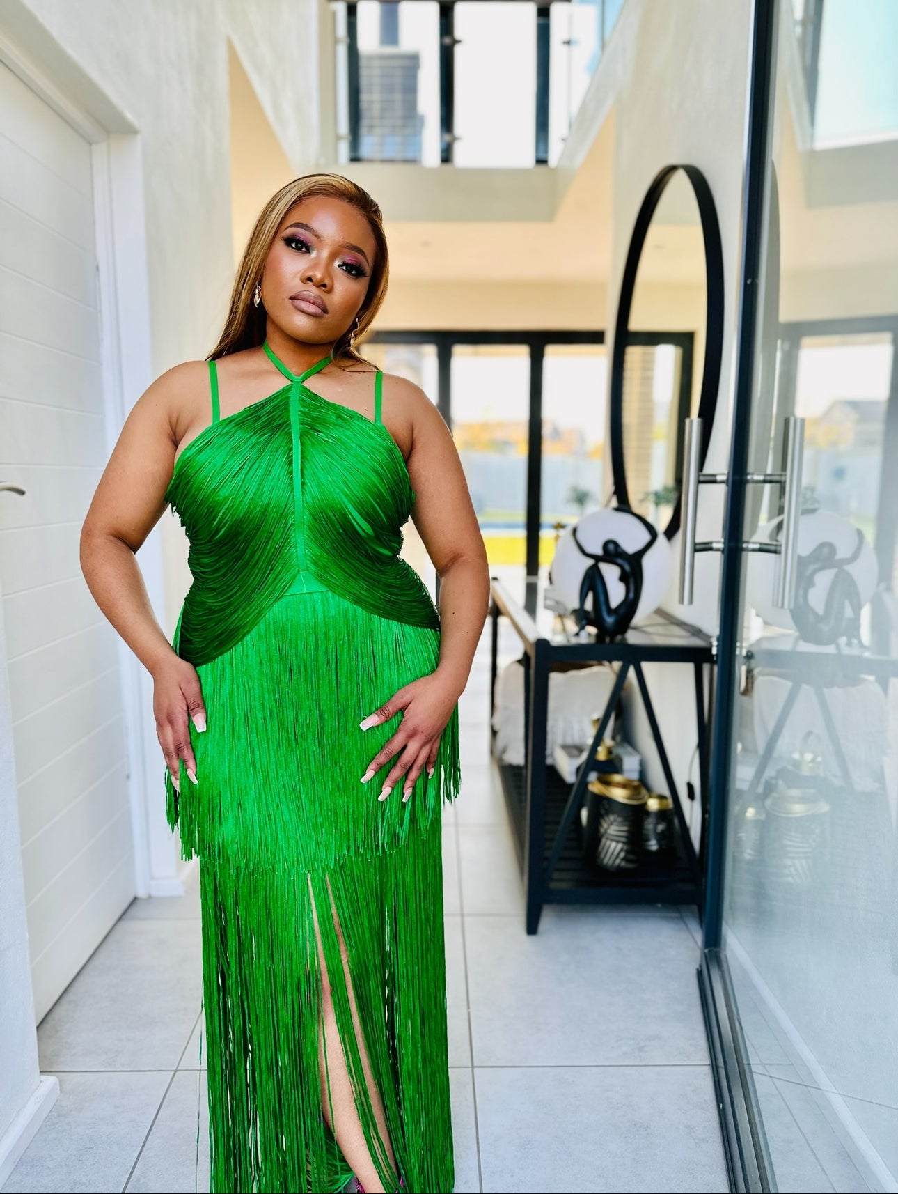 Minenhle green Dress (Trio Deal R2000)