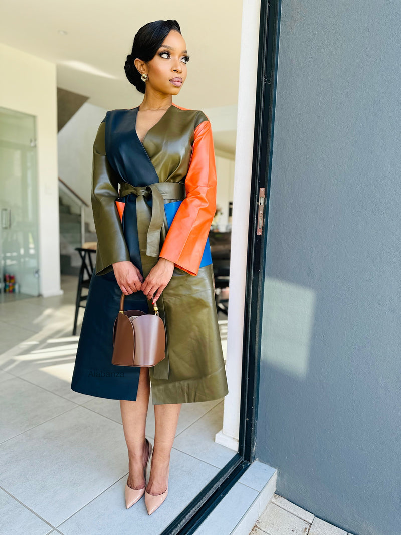 Lela Multicolor Leather Jacket