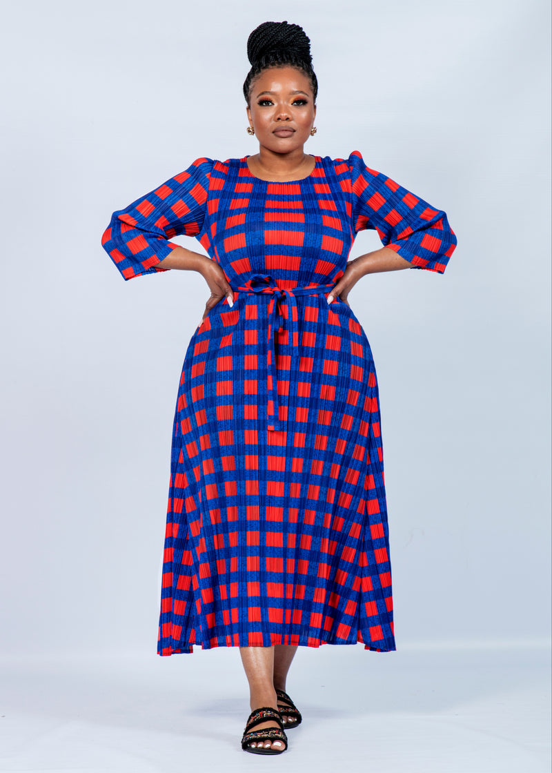 Amanda Pleat Dress