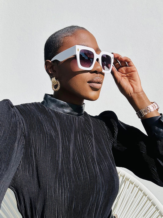 Celine White Sunglasses