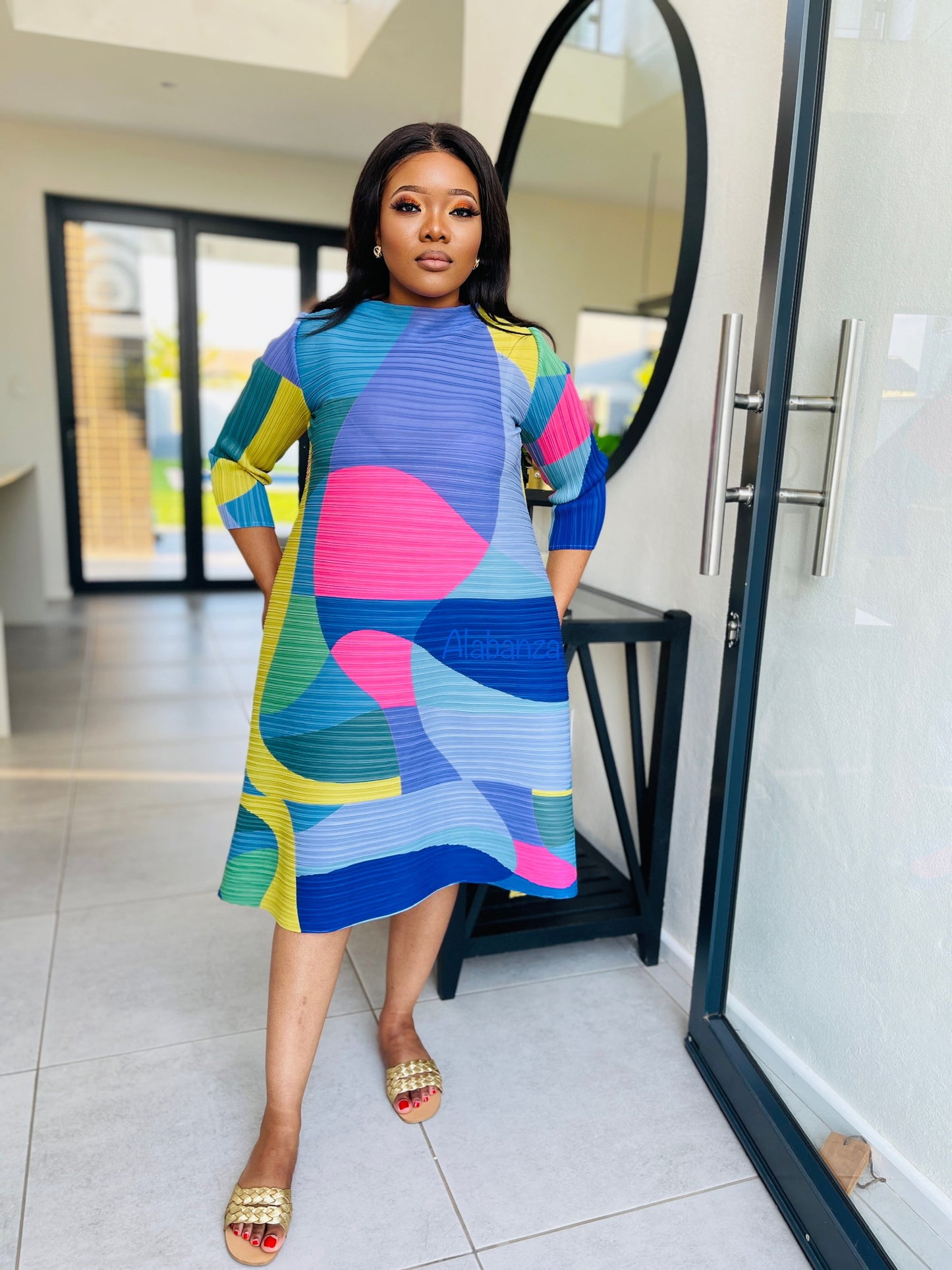 Amani Blue Pastel Bouncing Dress