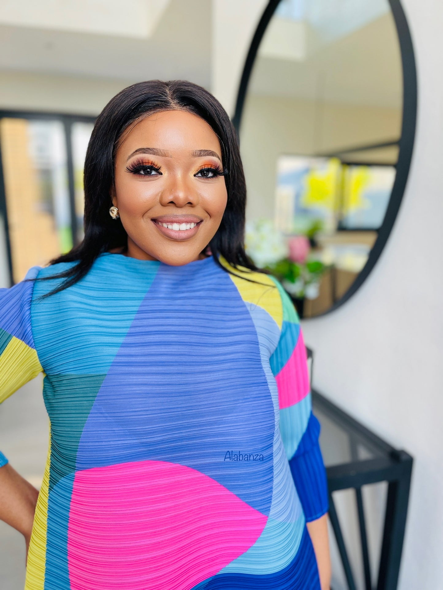 Amani Blue Pastel Bouncing Dress