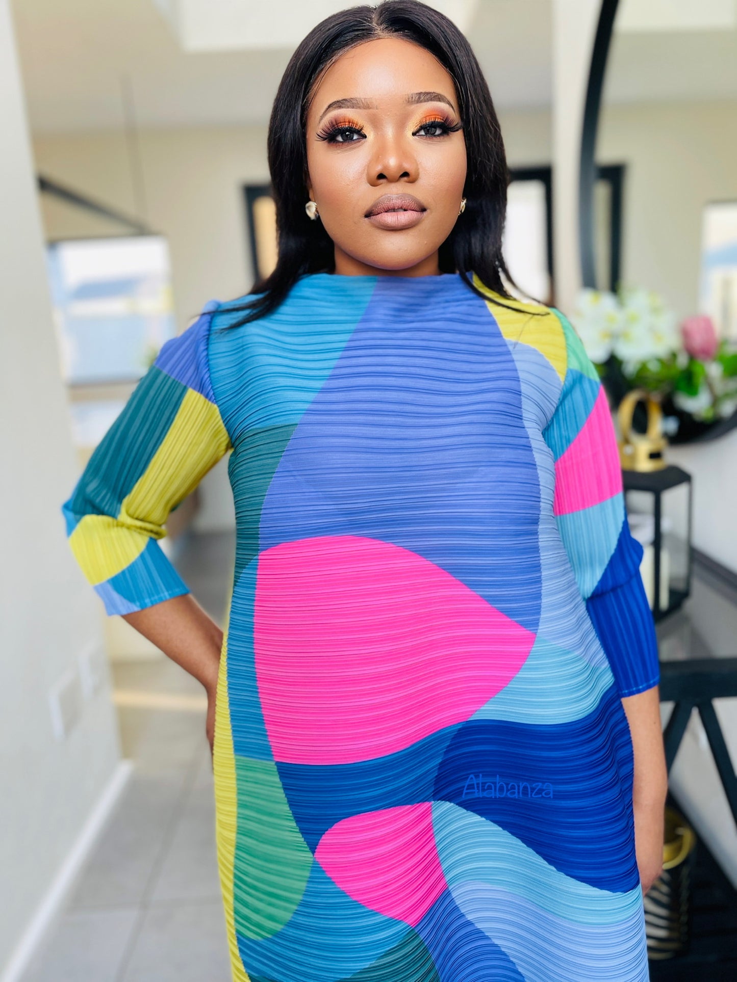 Amani Blue Pastel Bouncing Dress