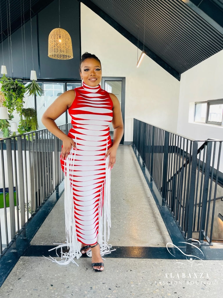Fionah Red Dress